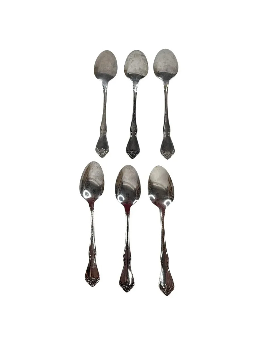 1881 Rogers Stainless Oneida Flatware Set Arbor Rose Pattern True 16 Pieces‎ VTG
